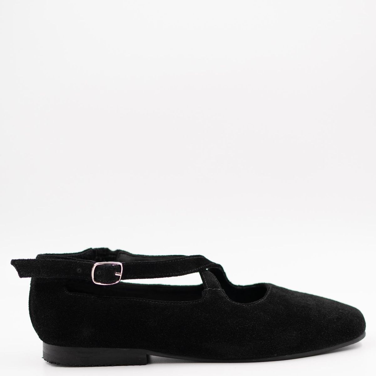 LUAU SHOES - Ballerina Ginebra Mujer Cuero Negro Luau Shoes
