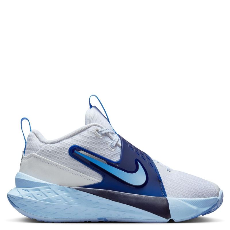 NIKE - Team Hustle D 12 Gs Zapatilla Urbana Niño Blanco (34.5 A 38.5) Nike