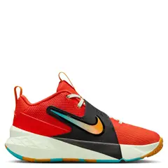 NIKE - Team Hustle D Zapatilla Urbana Niño Rojo (34.5 A 38.5)