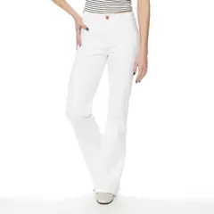 WADOS - Jeans Flare Tiro Alto Algodón Mujer