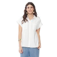 Blusa Manga Corta Mujer