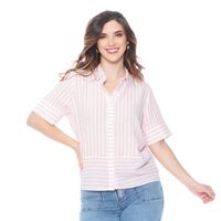 Blusa Manga Corta Mujer