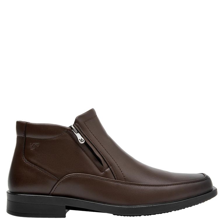 Botin Hombre Cuero Café