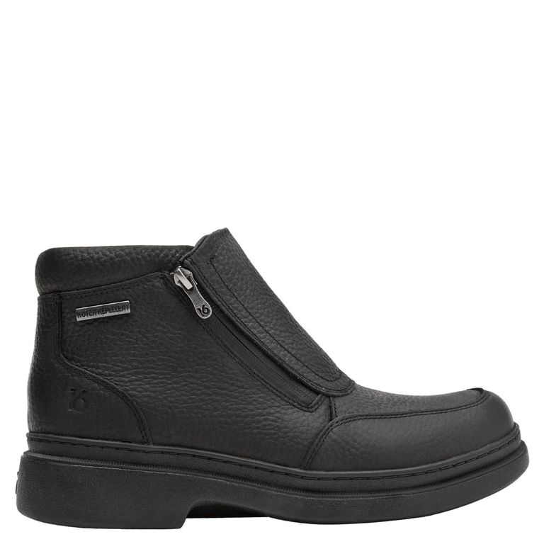 Botin Hombre Cuero Negro
