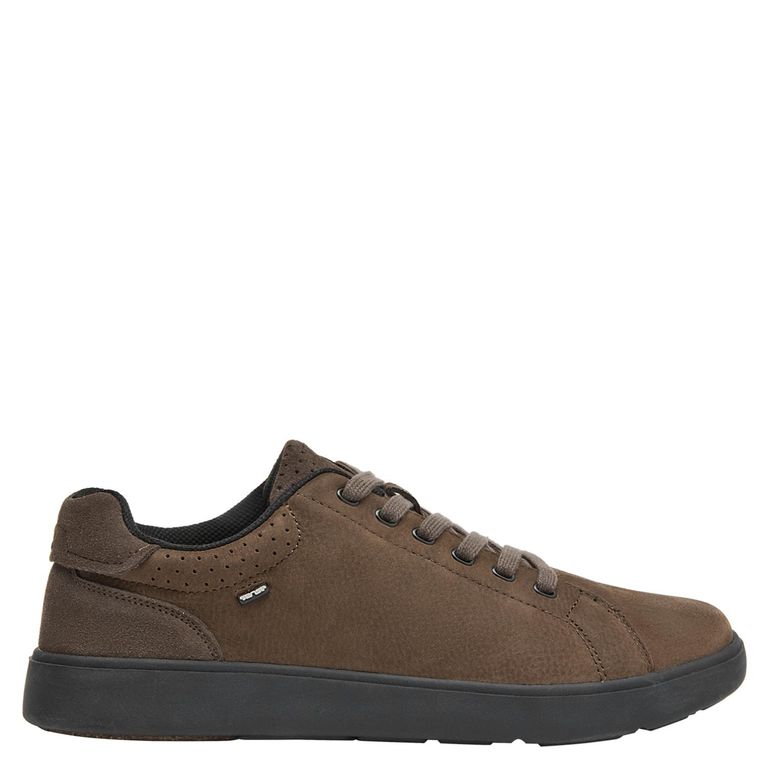 16 HRS Zapatilla Urbana Hombre Cuero Café