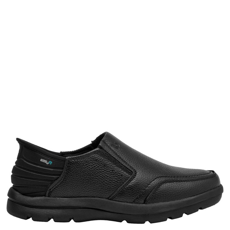 16 HRS Zapato Casual Hombre Cuero Negro