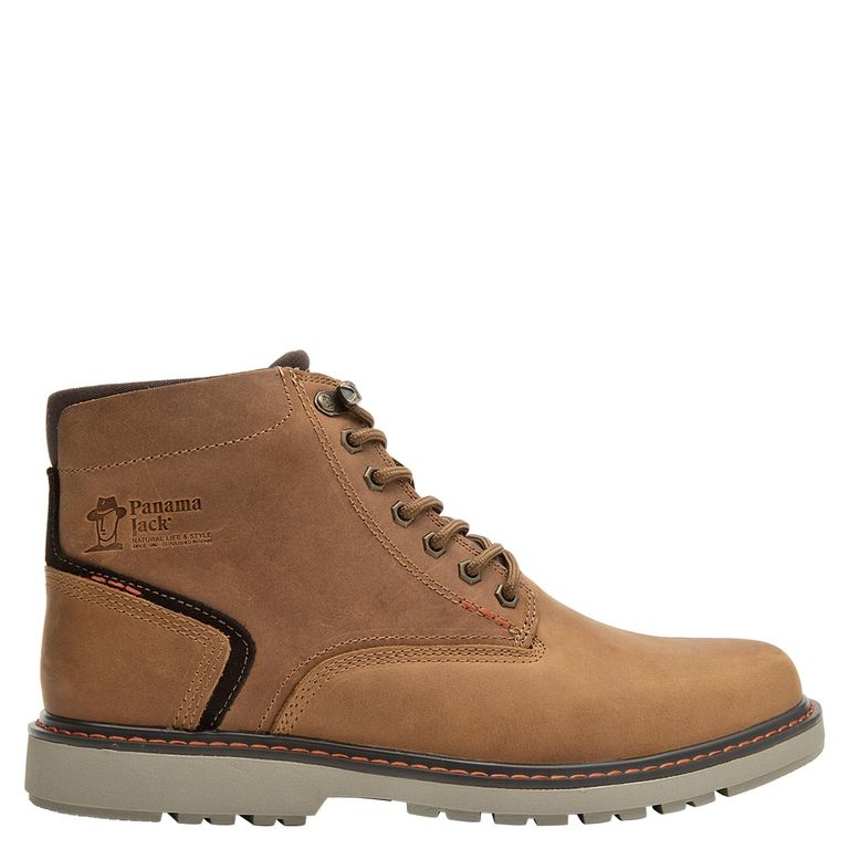 Botin Hombre Cuero Café