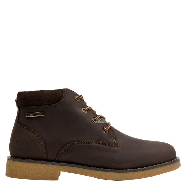 Botin Hombre Cuero Café Oscuro