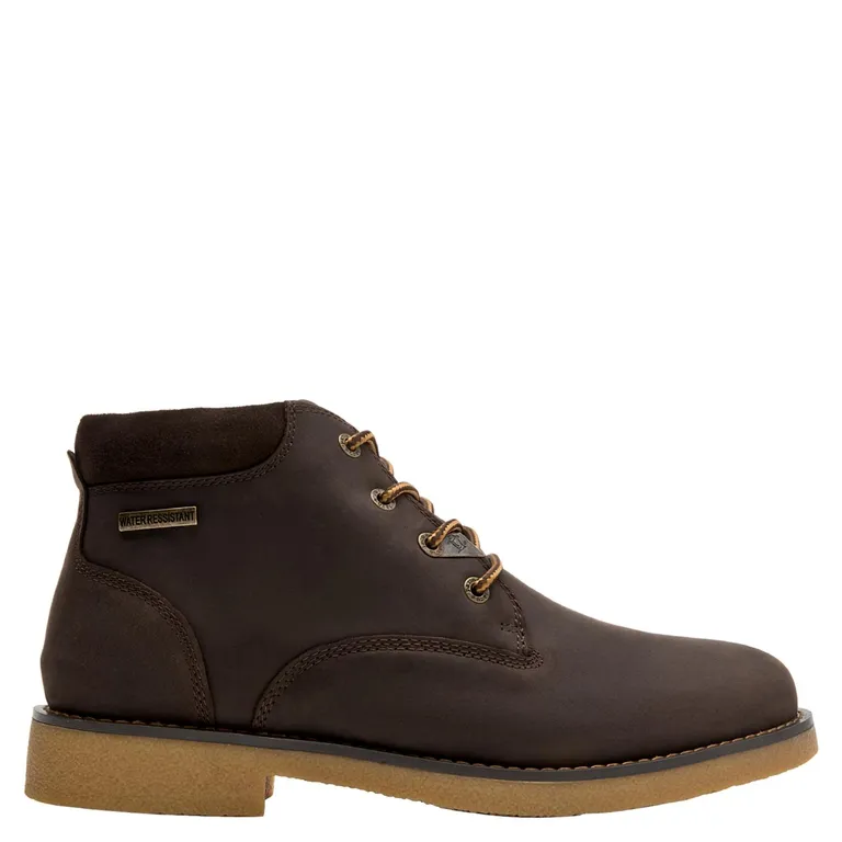 Botin Hombre Cuero Café Oscuro