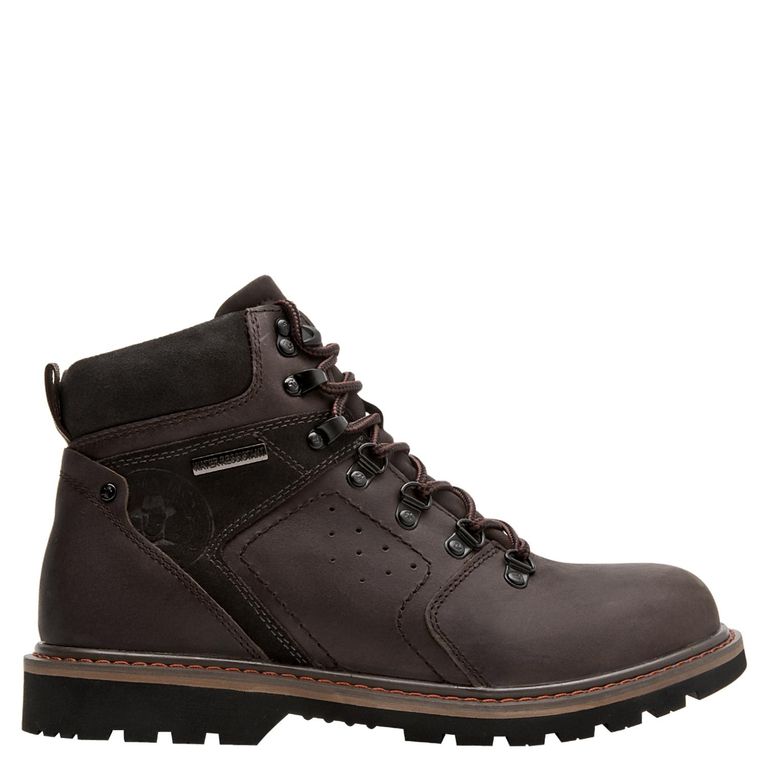 Botin Hombre Cuero Café Oscuro