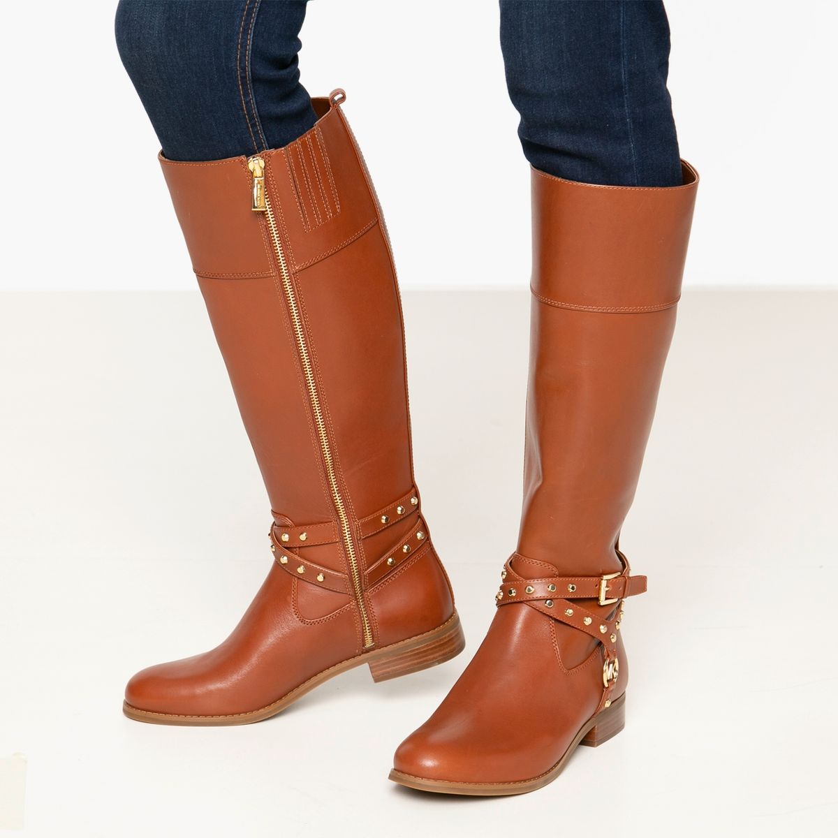 MICHAEL KORS - Bota Mujer Cuero Café