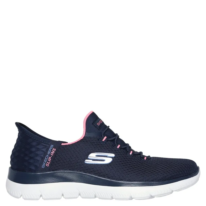 SKECHERS - Summits-Diamond Dr Zapatilla Urbana Mujer Azul Skechers
