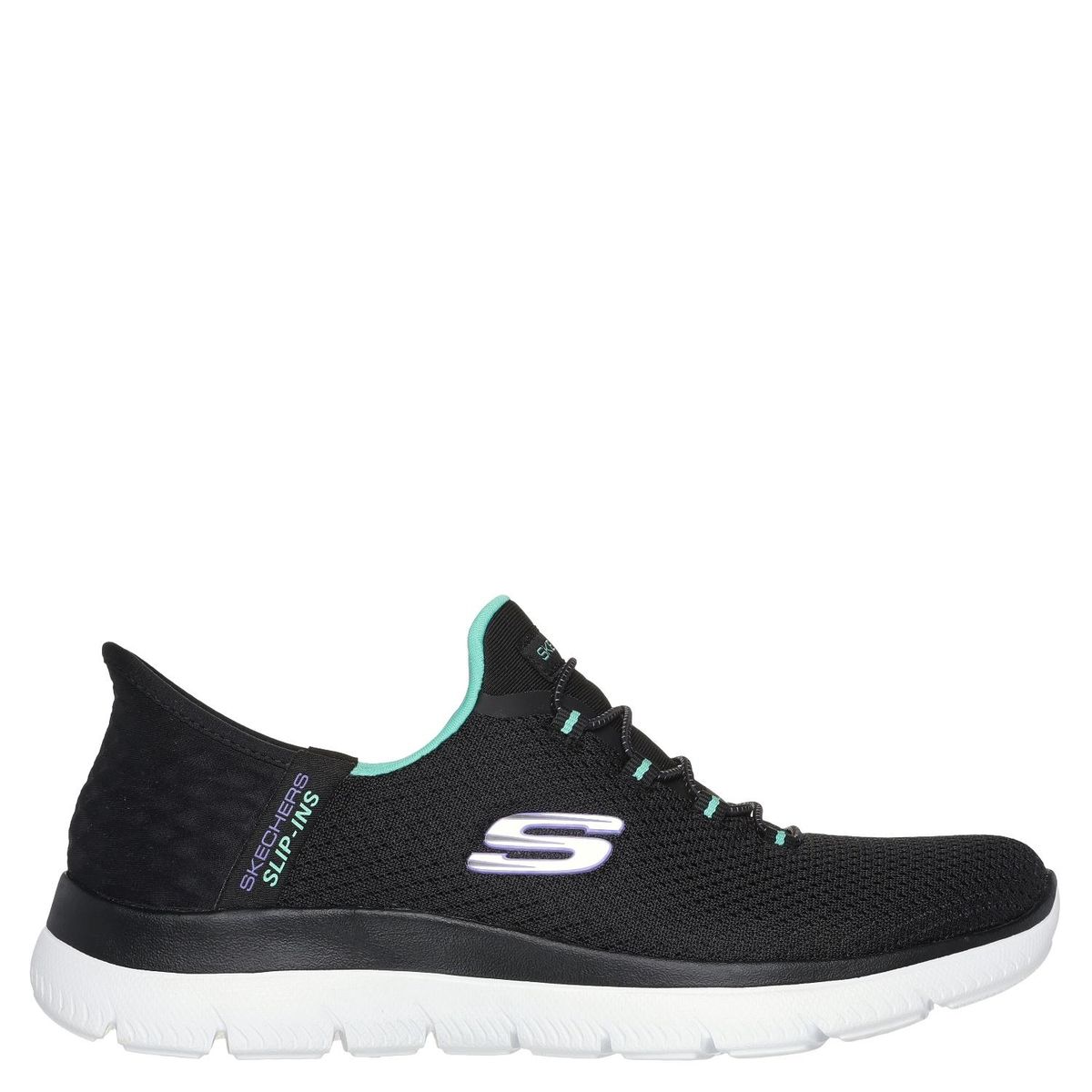 SKECHERS - Summits-Diamond Zapatilla Urbana Mujer Negro Skechers