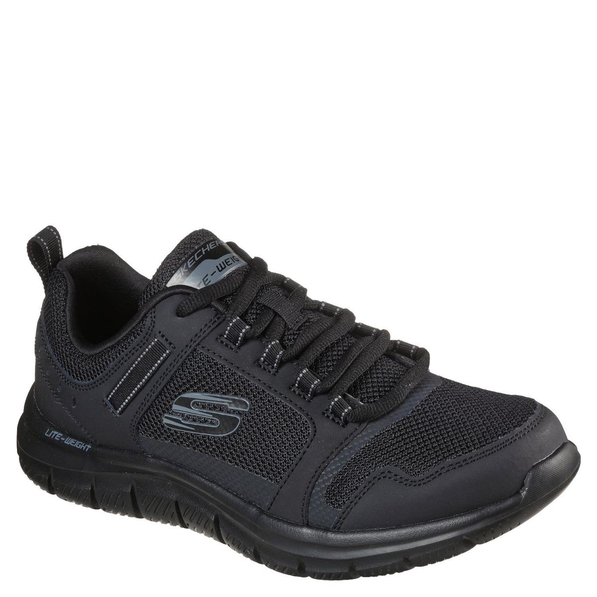 SKECHERS - Knockhill Z Zapatilla Urbana Hombre Cuero Negro Skechers