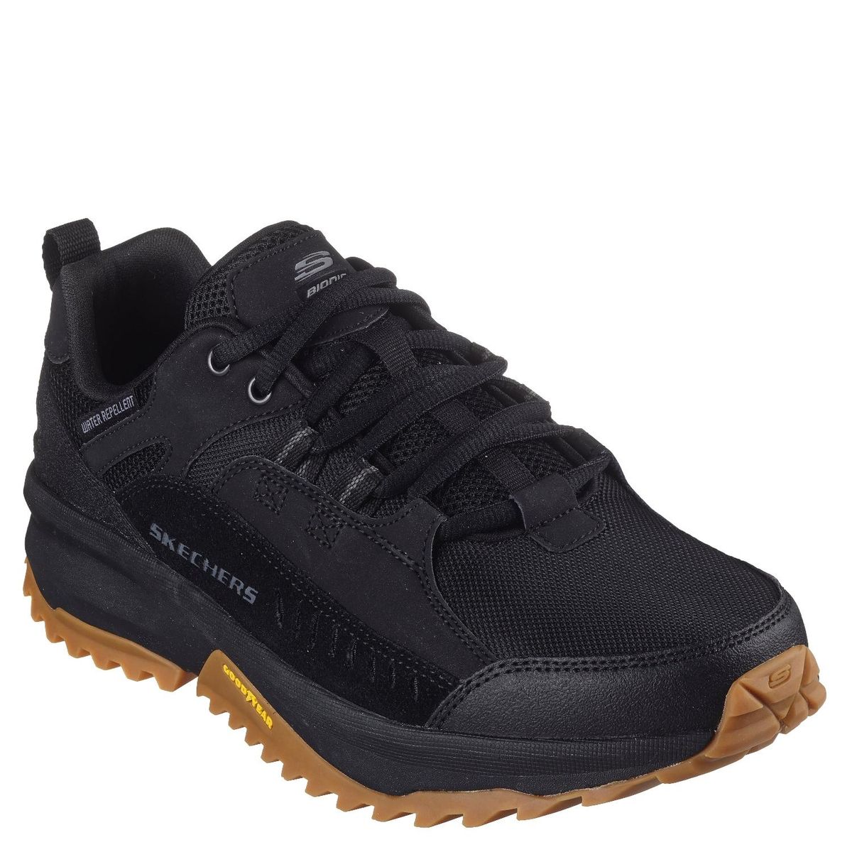 SKECHERS - Bionic Zapatilla Urbana Hombre Cuero Negro Skechers