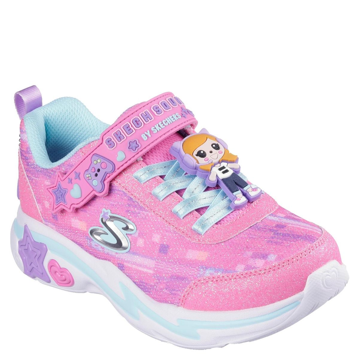 SKECHERS - Snuggle Sneaks Zapatilla Urbana Niña Rosa (26 a 35) Skechers