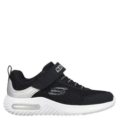 SKECHERS - Bounder Tech Zap Zapatilla Urbana Niño Negro (26 a 35)