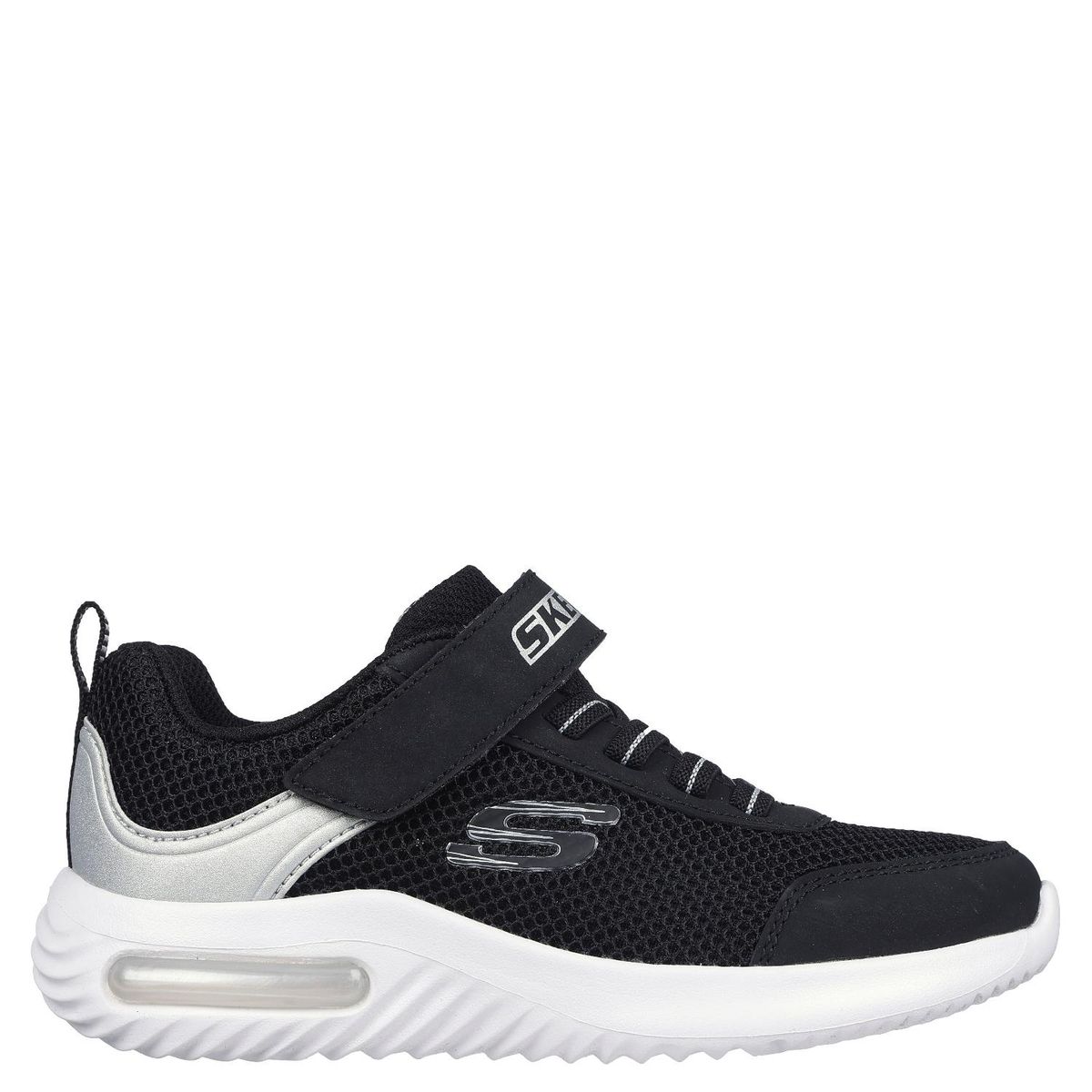 SKECHERS - Bounder Tech Zap Zapatilla Urbana Niño Negro (26 a 35) Skechers