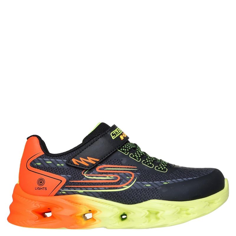SKECHERS - Vortex 2.0 Quan Zapatilla Urbana Niño Negro (26 a 35) Skechers
