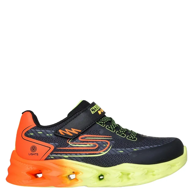 SKECHERS - Vortex 2.0 Quan Zapatilla Urbana Niño Negro (26 a 35) Skechers