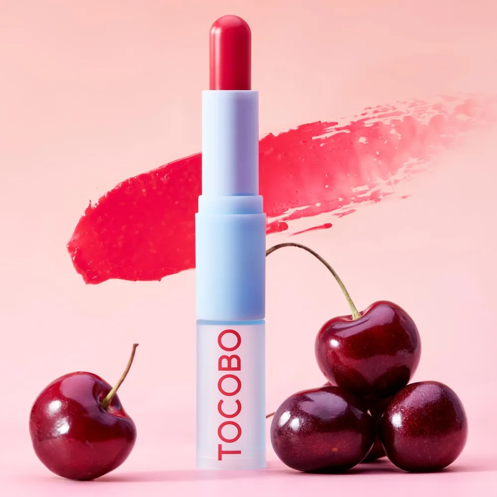 Tocobo Glass Tinted Lip Balm Flush Cherry, foto 4