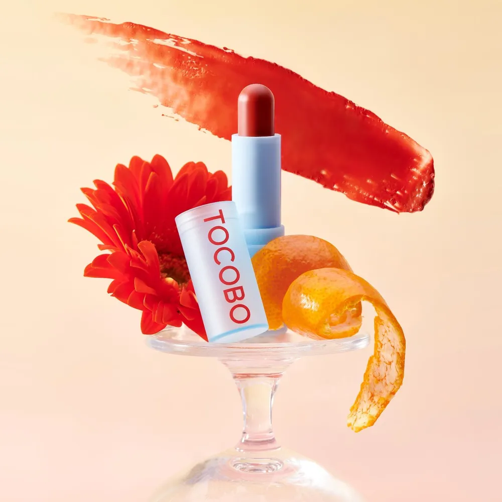 Tocobo Glass Tinted Lip Balm Tangerine Red, foto 4