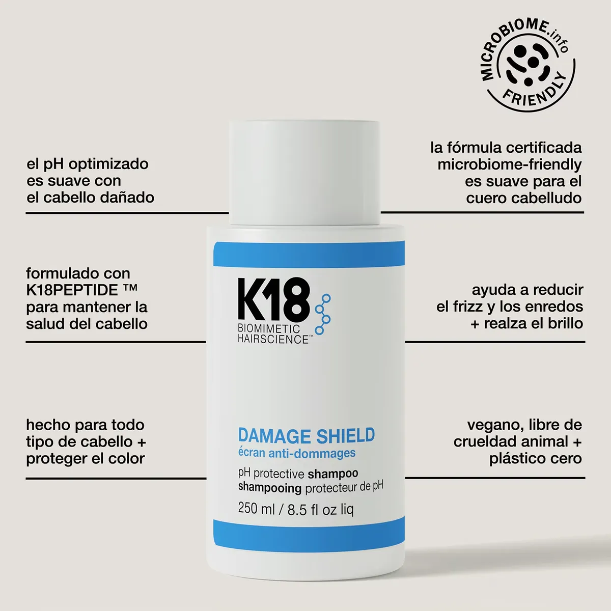K18 - Shampoo Protector De Ph 250Ml K18