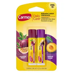 CARMEX - Balsamo Labial DUO Passion Fruit/Sugar Plum