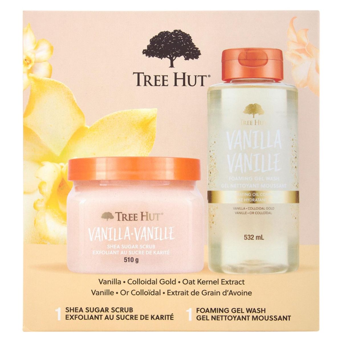 TREE HUT - Pack Exfoliante y Gel Vainilla Tree Hut