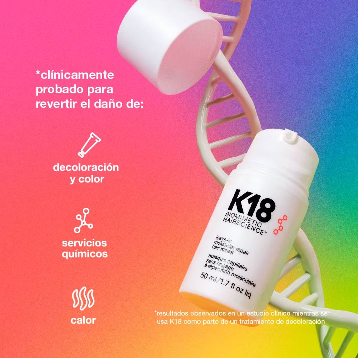 K18 - Mascara Reparacion Molecular K18