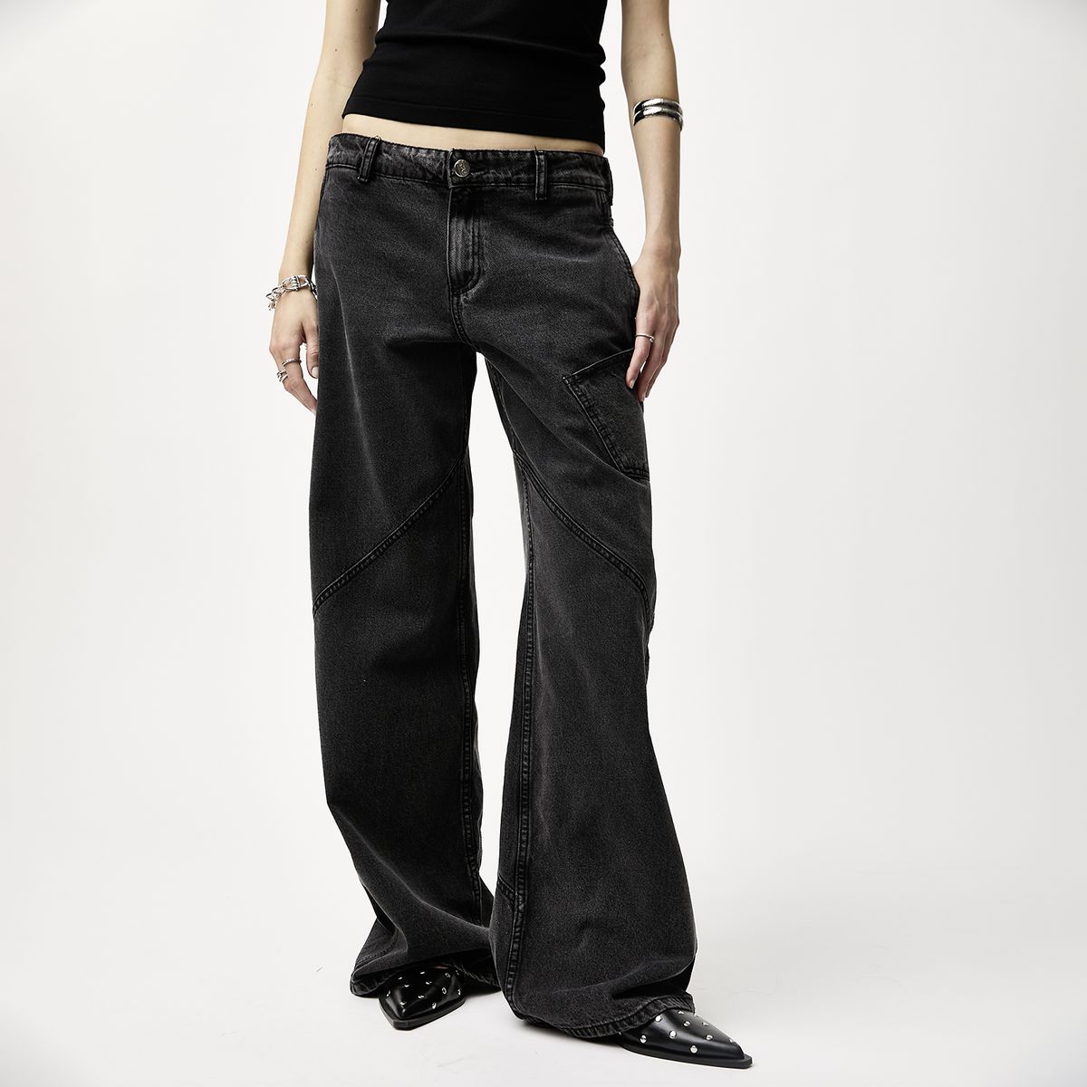 FALABELLA - Jeans Baggy Tiro Bajo Mujer Falabella