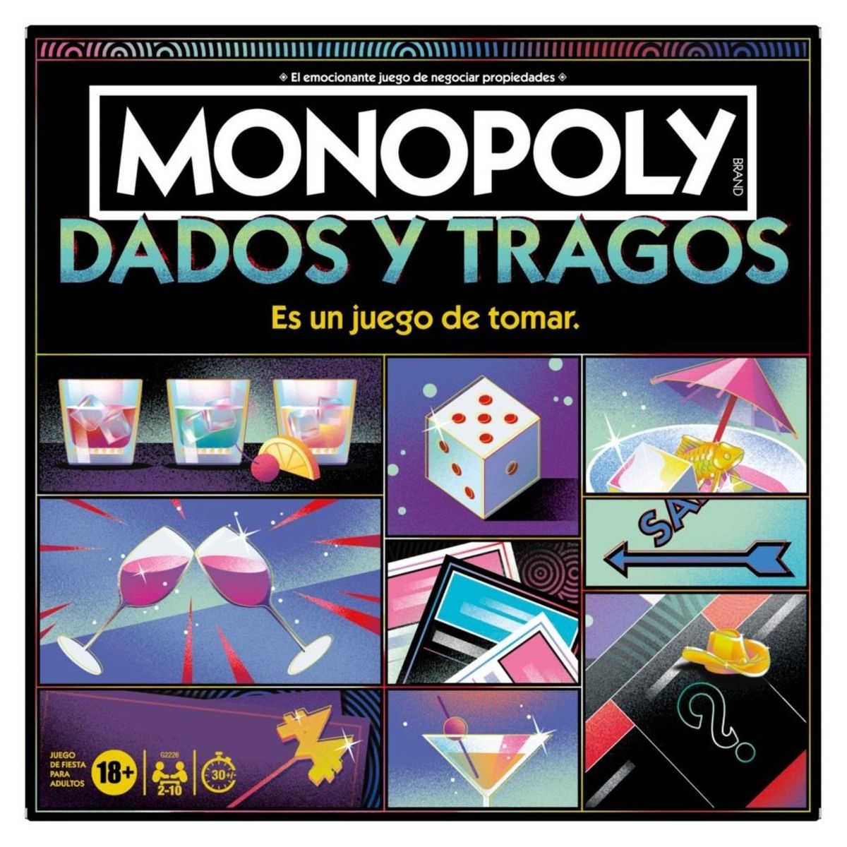 HASBRO GAMES - Monopoly Board Crawl (+18) Hasbro Gaming