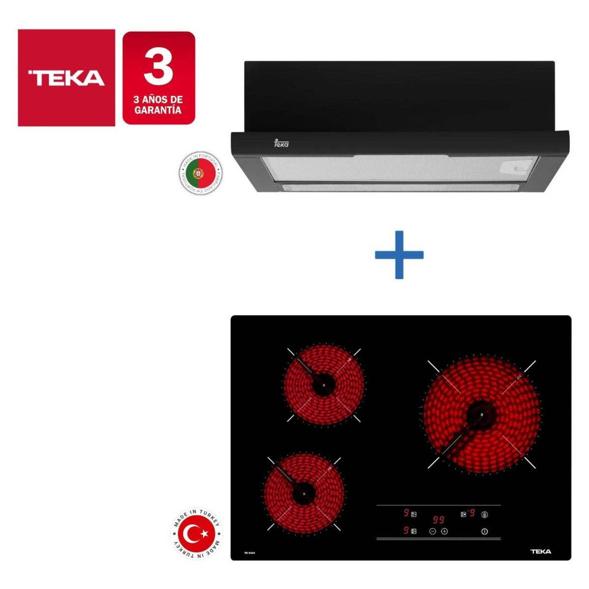 TEKA - Combo Empotrado Tb 5303 + Tl6310 Bk Teka