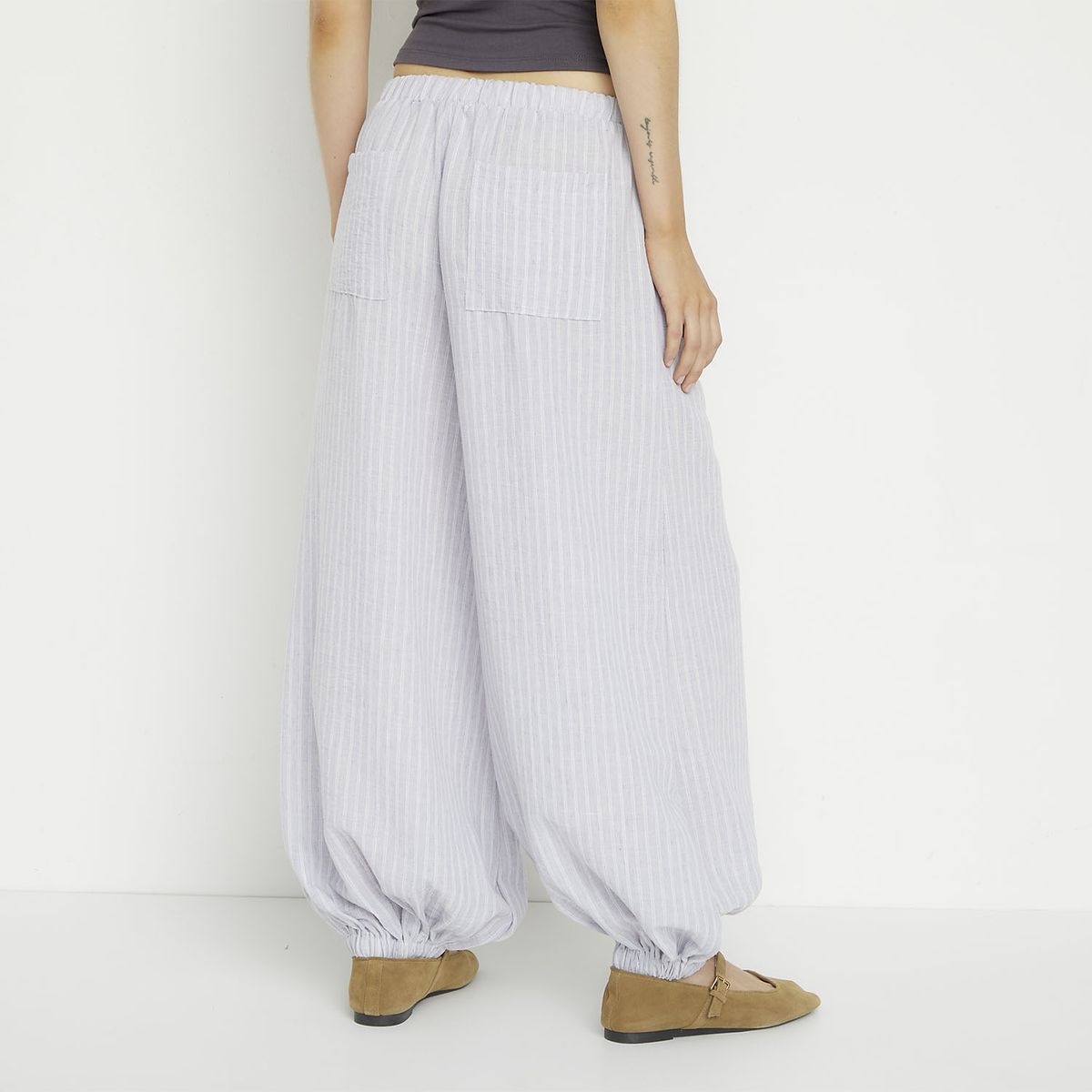 SYBILLA - Pantalón Balloon Tiro Bajo Mujer Sybilla