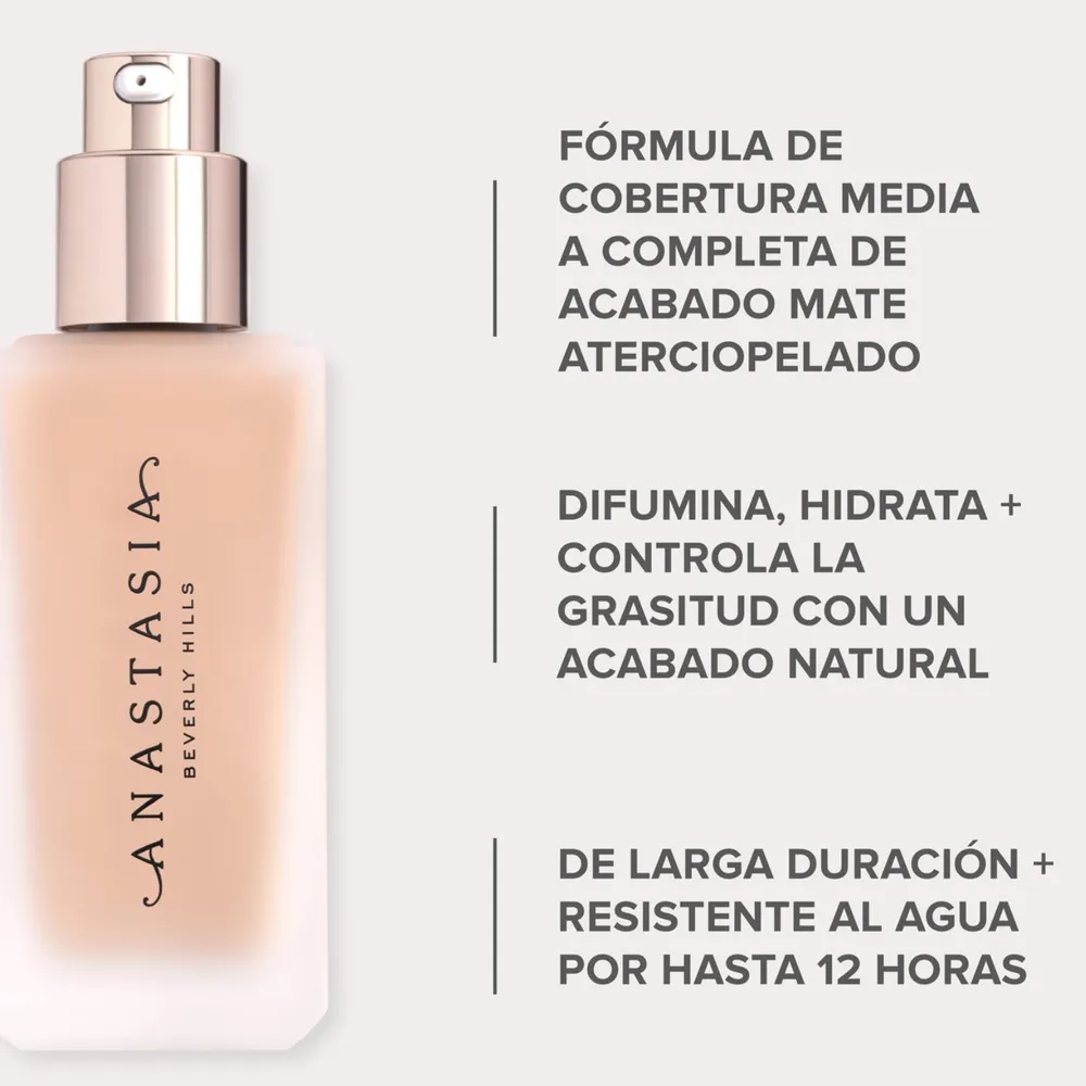 Anastasia Beverly Hills Impeccable Blurring Second-Skin Matte Foundation 2WP, foto 4