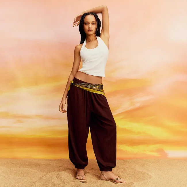 SYBILLA - Pantalón Balloon Mujer Sybilla