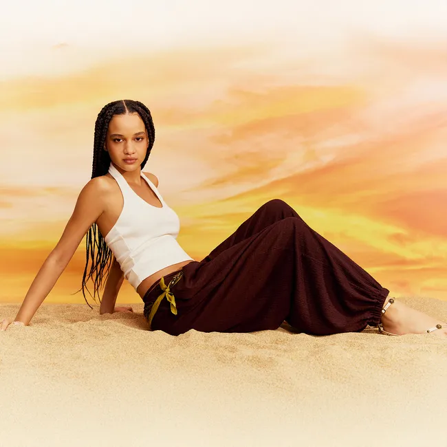 SYBILLA - Pantalón Balloon Mujer Sybilla