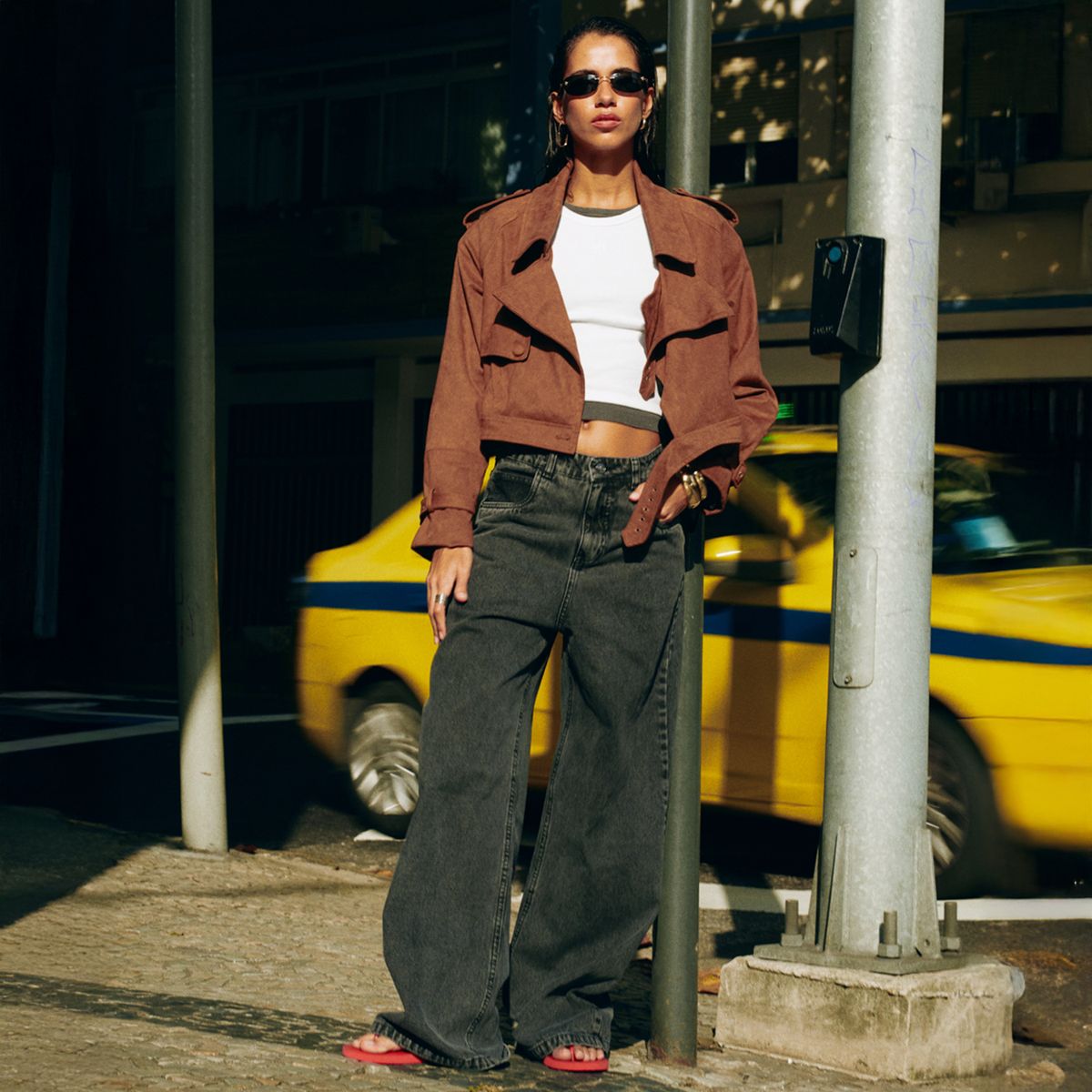 SAINTMALE - Jeans Baggy Tiro Bajo Mujer Saintmale