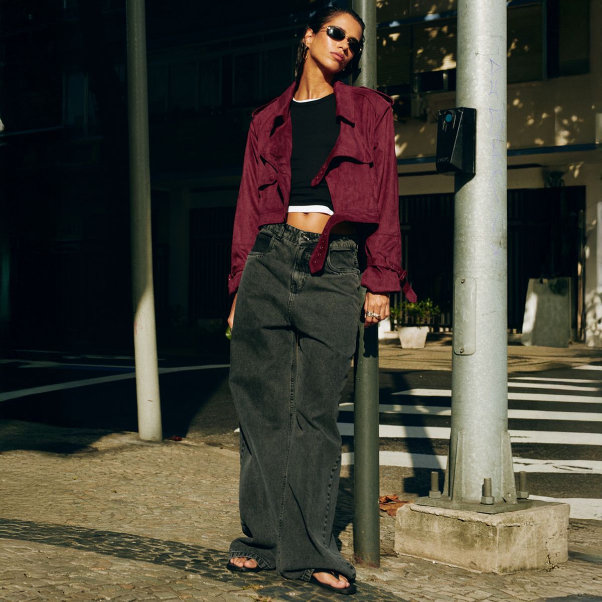 SAINTMALE - Chaqueta Jhonsu Suede Mujer Saint Male