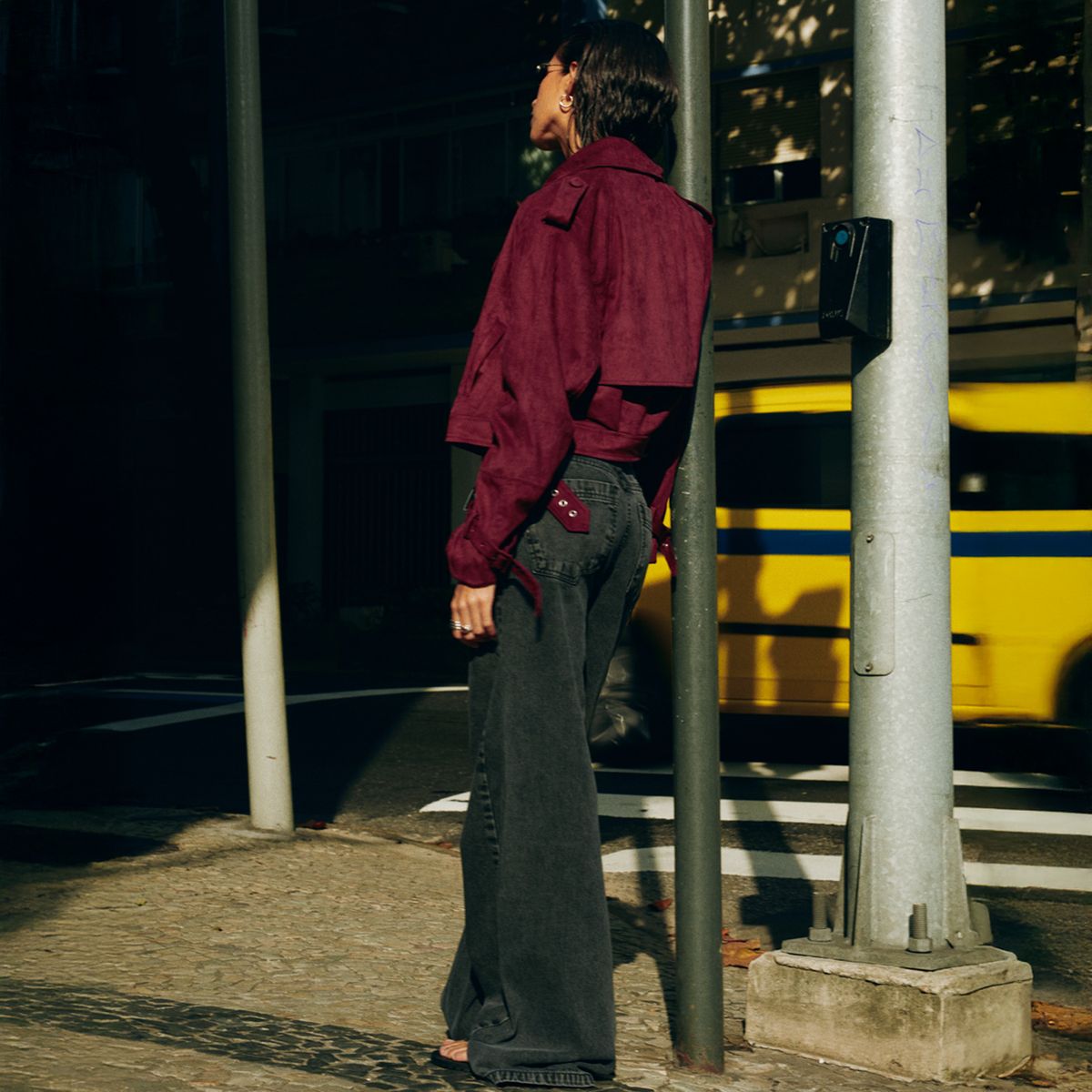 SAINTMALE - Chaqueta Jhonsu Suede Mujer Saint Male