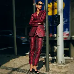 SAINT MALE - Blazer Jacquard Mujer