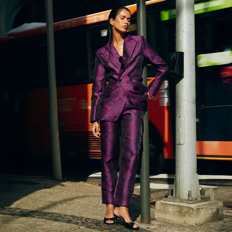 SAINT MALE - Blazer Jacquard Mujer Saint Male