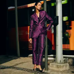 SAINT MALE - Pantalón Jacquard Mujer