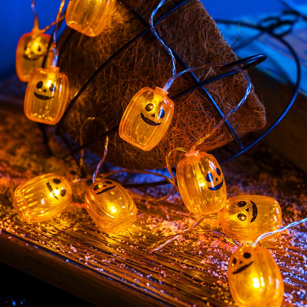 FRANK & MORTIS - Luces De Calabaza 165 Cm Frank Mort