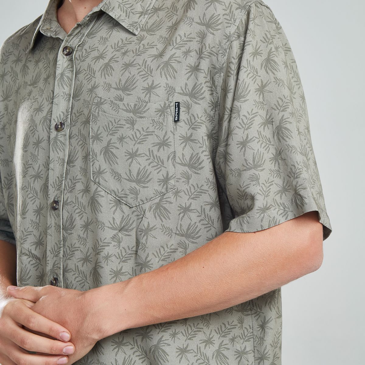 TOKE - Camisa Manga Corta Algodón Hombre Toke