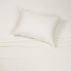 ROSEN - Juego De Sábanas 300 Hilos Lisa Ivory