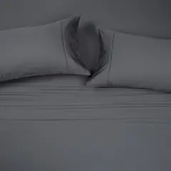 ROSEN - Juego De Sábanas 300 Hilos Lisa Humo