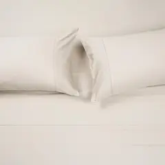 ROSEN - Juego De Sábanas 300 Hilos Lisa Natural