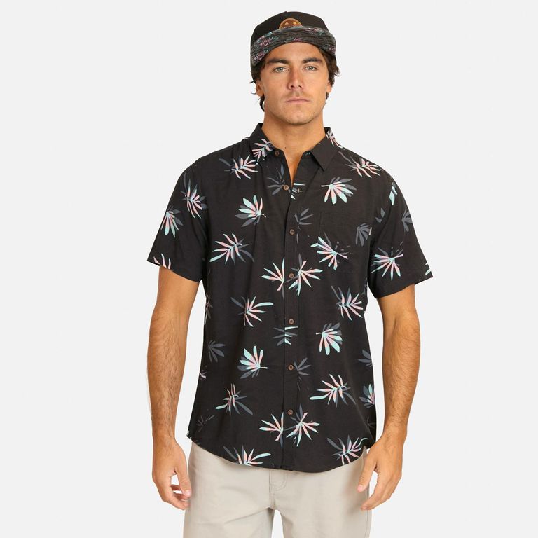 MAUI AND SONS Camisa Manga Corta Viscosa Hombre