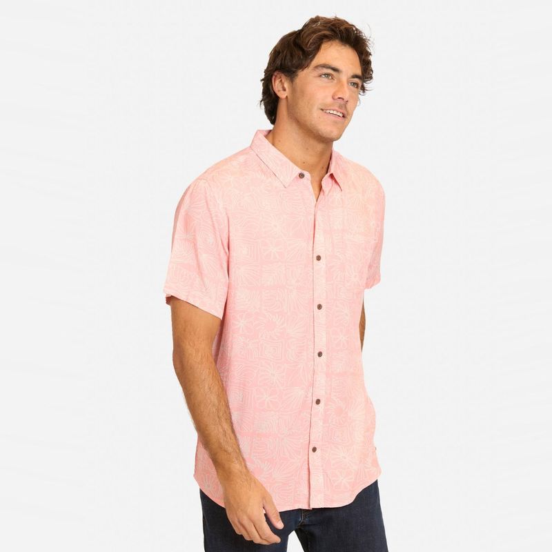 MAUI AND SONS - Camisa Manga Corta Viscosa Hombre Maui And Sons